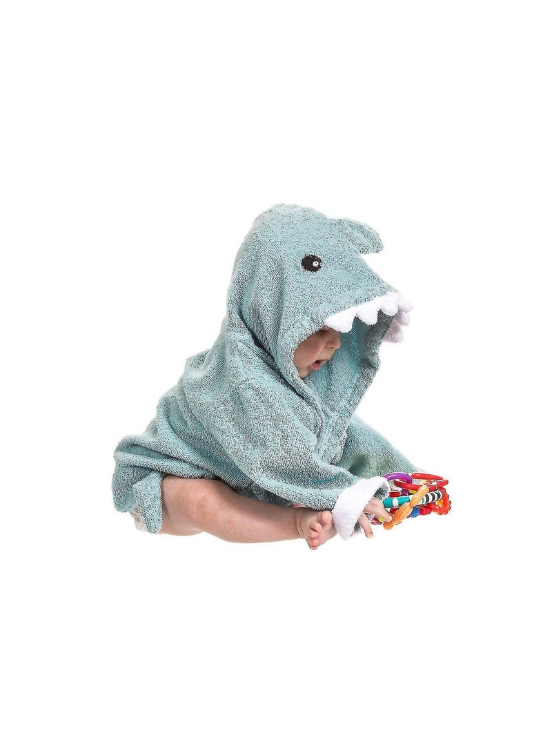 رداء حمام ماص بغطاء للرأس للخريف والشتاء، ملابس منزلية للأطفال - Image 2