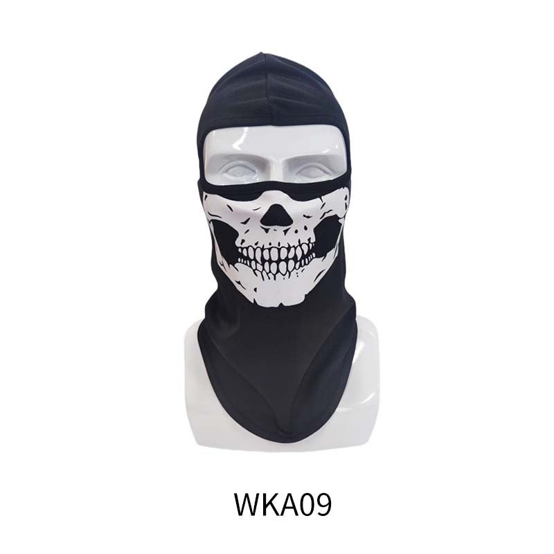 Generic New Call of Duty Game Skull Cover Ghost Mask Halloween Mask Quick-Dry Riding Sun CoverMesh A09 Mesh A09