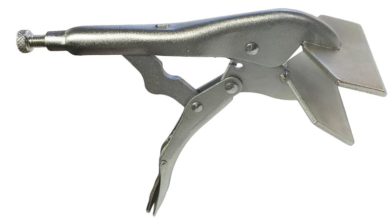 Inditrust inditrust 10 INCH vice grip plier locking plier Round Nose Plier 1 PIECE Sheet Metal Clamp Plier  - Image 1