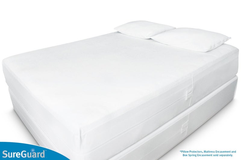SureGuard Mattress P Set of 2 Body Size SureGuard Pillow Protectors - 100% Waterproof  Bed Bug Proof  Hypoallergenic - Premium Zippered Cotton Covers - Smooth  - Image 5