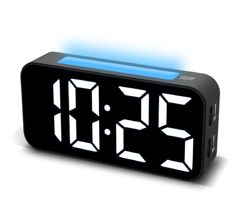 Topski Loud Alarm Clocks for Bedrooms Heavy Sleepers, Digital Clock with Night Light, Large Display, Dual Alarm, Snooze, Dimmable Bedside Alarm Clock for Kids Teens Boys Girls - Image 1
