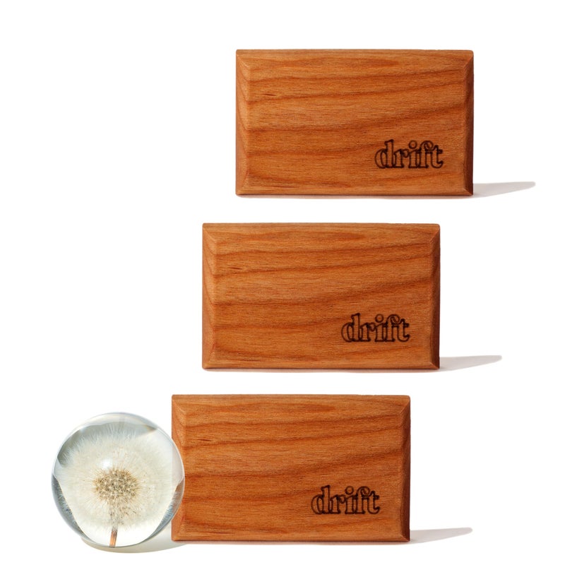 Drift Car Air Freshener Wood Fragrance Automotive Odor Eliminator Car Fresheners Long Lasting Open Air Scent Refill Pack of 3 NO CLIP INCLUDED