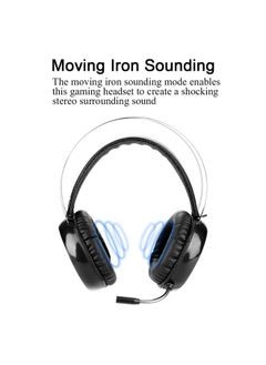 Thoraya Moving Iron Sounding Gaming Headset Stereo Surrounding Sound Gamer Headphones for PUBG  - Image 3