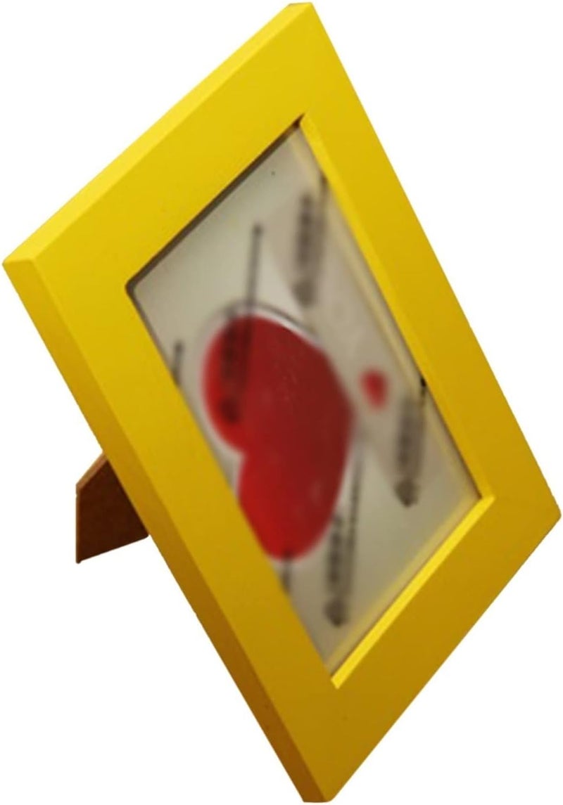 Photo Frame Wooden Picture Photo Wall Frame DIY Decoration Birthday Wedding 5/6/7/8/10/11/12 inch A4 Multi-Size Room Decor Display Pictures(B,7 inch) - Image 1
