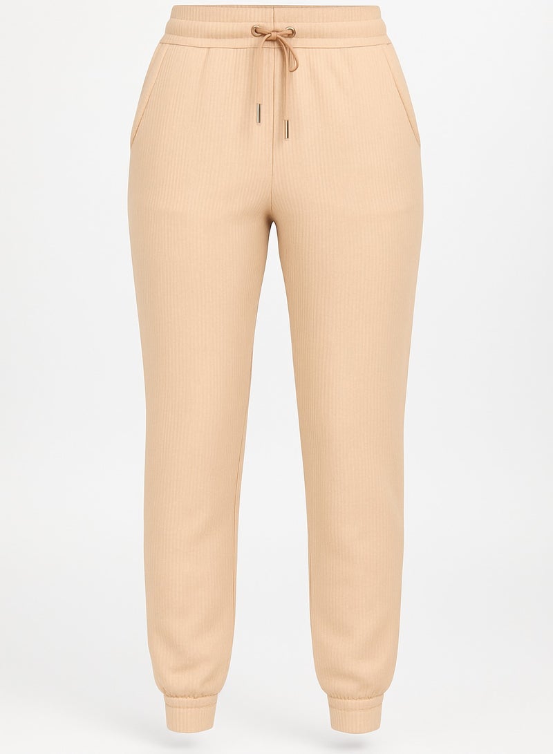 Soft Steps Sweatpants Beige with two pockets for Women  - Image 3