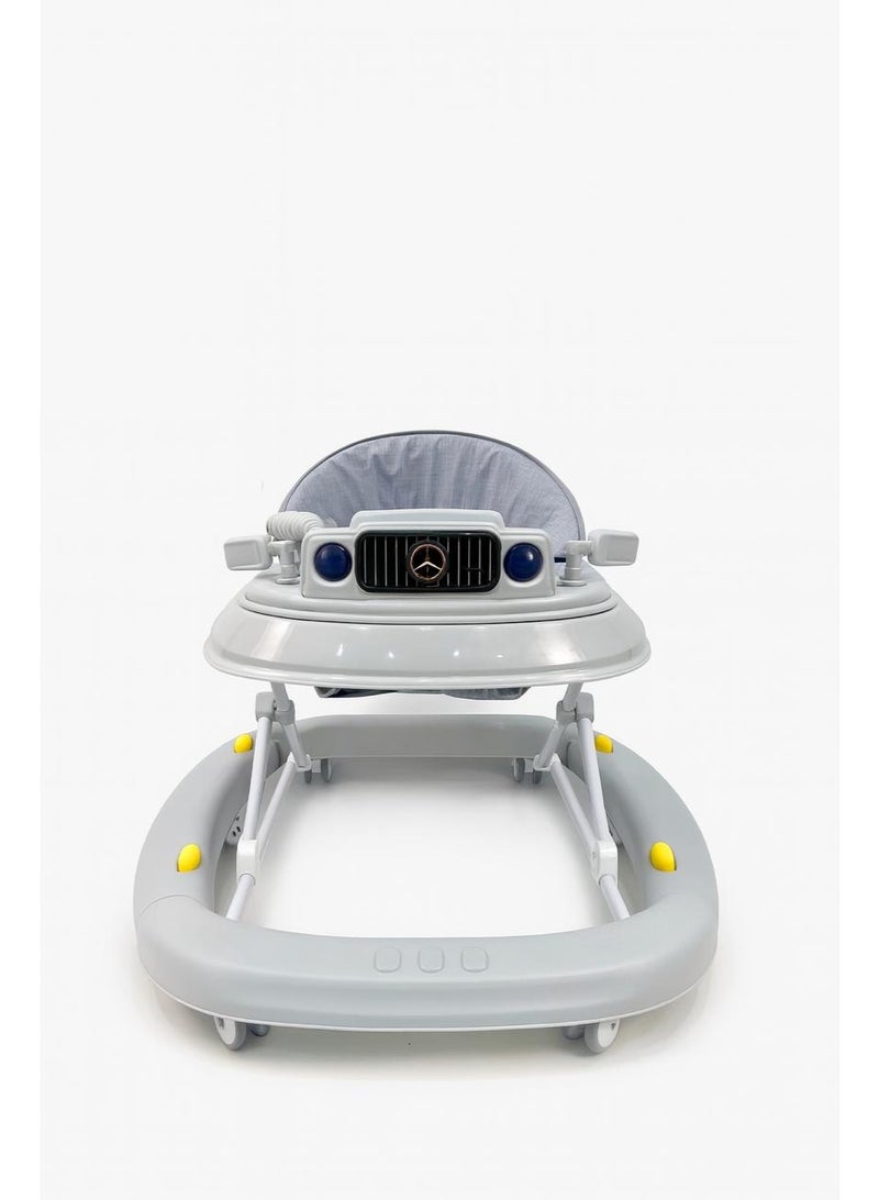 ضحكة  عربية أطفال مشّاية ومركز أنشطة و هزاز  قابلة للطي 4 في 1 مع ارتفاع قابل للتعديل وصينية موسيقيةو هزاز  وتصميم مضاد للانقلاب (6-18 شهر) - Image 1