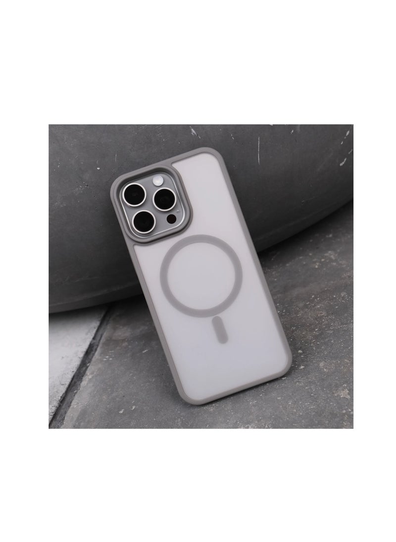 Generic - Compatible with iPhone 15 Pro Max Case Magnetic Clear Back Cover Slim Anti-Scratch Shockproof Protective Case Compatible with Magsafe for iPhone 15 Pro Max 6.7 inch - Image 1