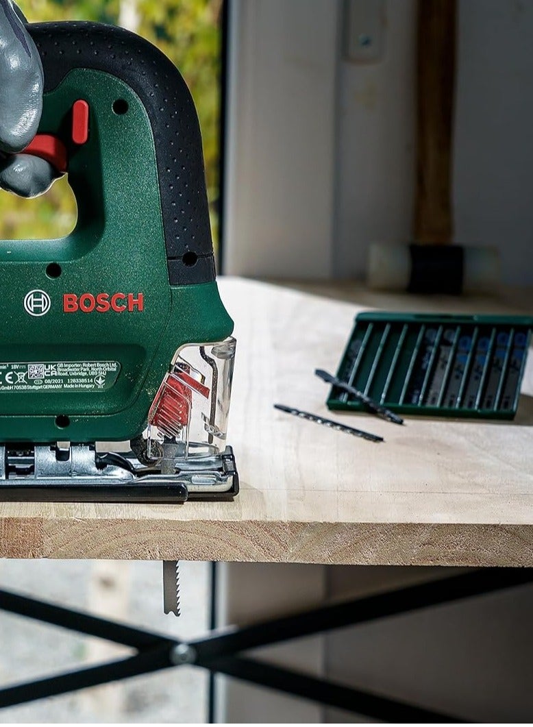 BOSCH 10-Piece T-Shank Jigsaw Blade Set for Wood Metal and Plastic – Mixed HCS & HSS Multi-Purpose Blades - Image 3