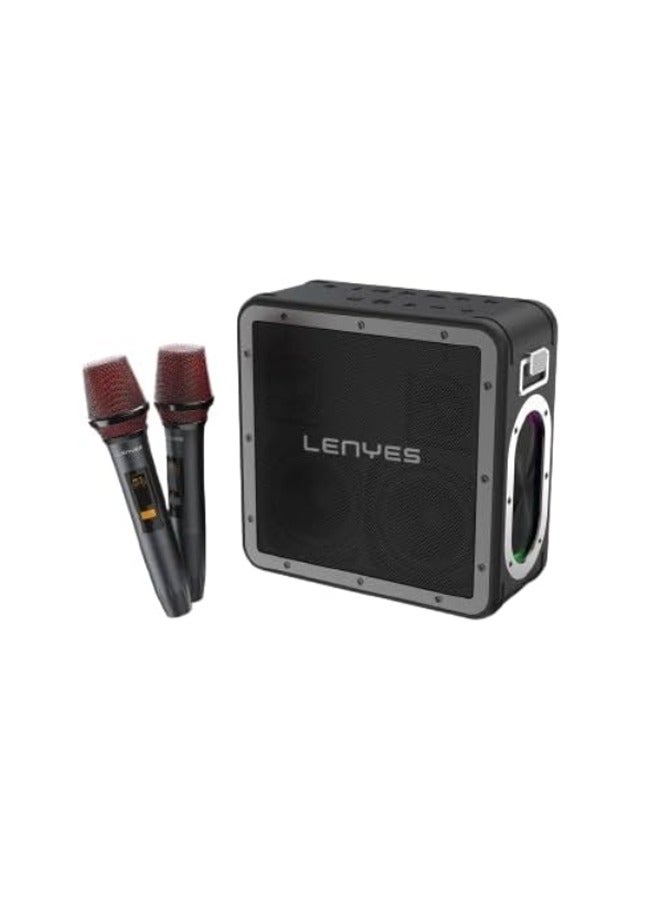 Lenyes S823 Wireless Speaker with Bluetooth V5.0，21600mah Mobile Power Forward And Reverse Charging Function，6.5MM Audio Cable Support A Variety Of Wired Music - Image 1