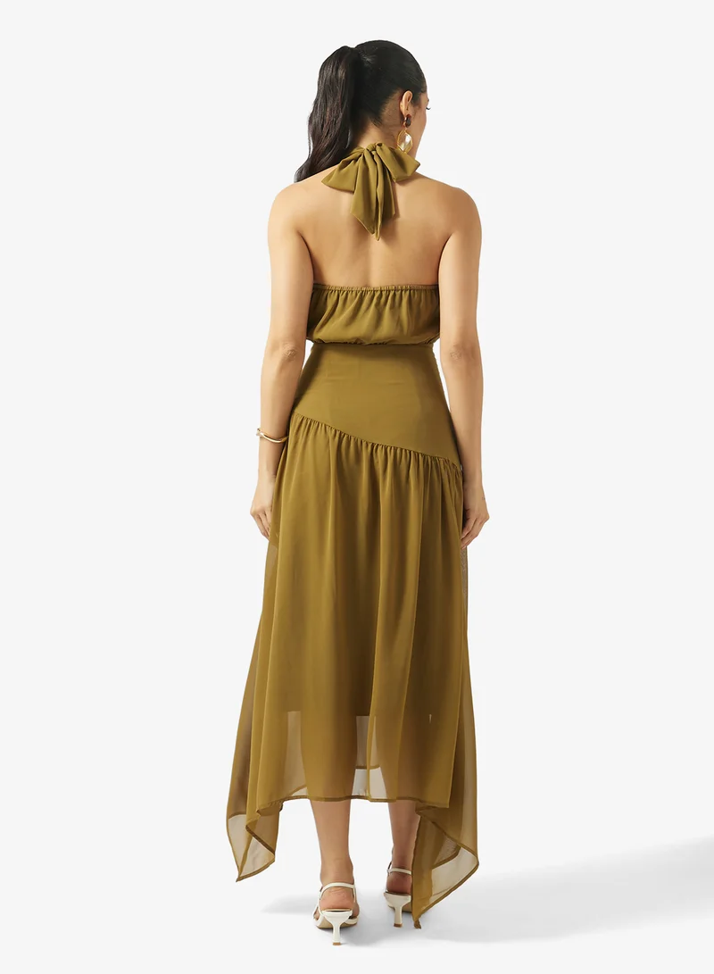 ايلا Halter Neck A-line Dress