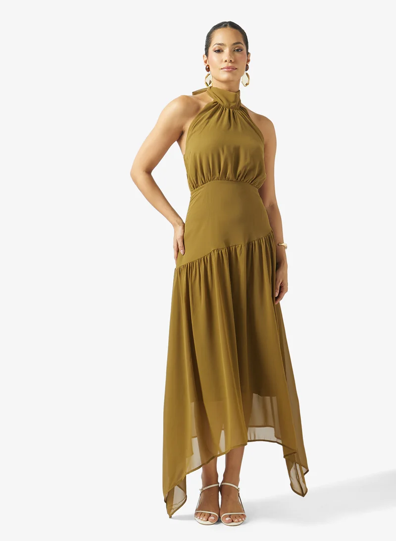 ايلا Halter Neck A-line Dress