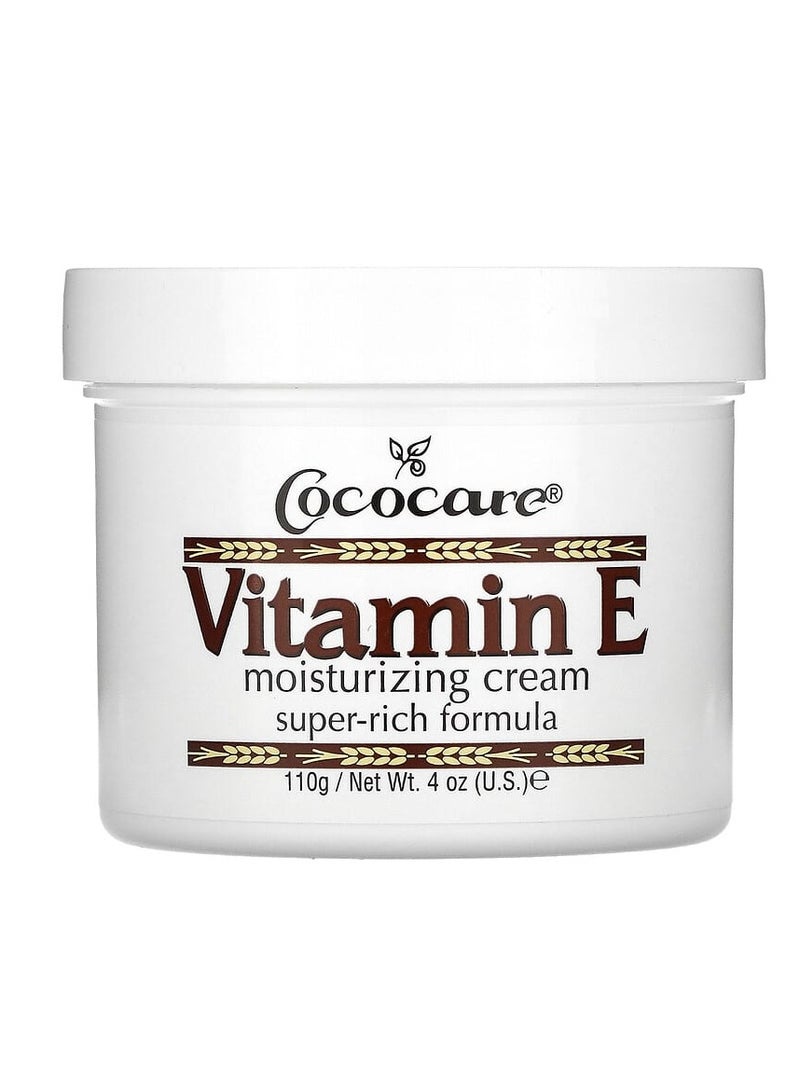 Cococare Vitamin E Moisturizing Cream, 4 oz (110 g)