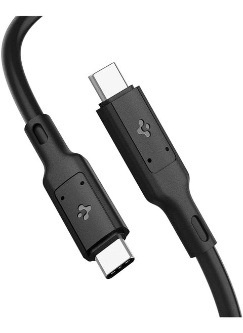 USB 4 Thunderbolt 4 USB-C Type C Cable 100W Charging 40Gbps Data Transfer 8K Video (USB-IF Certified) - Black