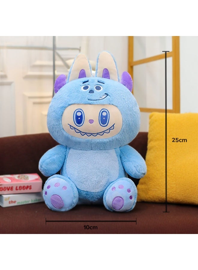 Galaxy Toys Hugsypuff 23Cm Plush Fabric Doll Soft Mini Stuffed Toy With Big Ears And Embroidered Face Labubu Inspired Vintage Bear Kawaii Little Monster Collectible  - Image 4