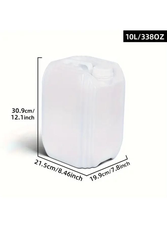 Upgraded 10L Translucent HDPE Food Grade Square Bucket Leak Proof Stackable - Image 1