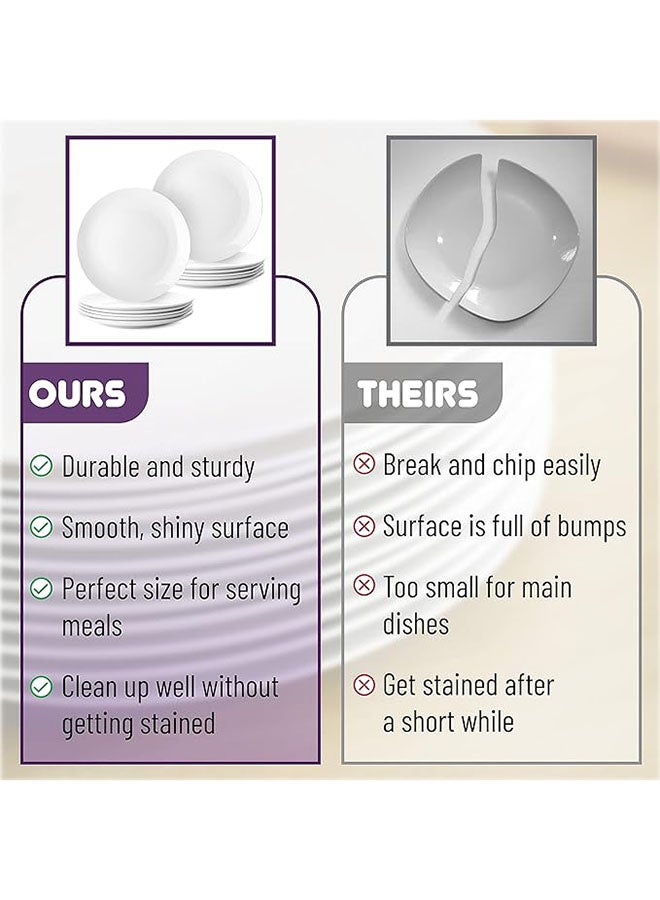 اطباق تقديم بورسلين عدد 12 - Image 2