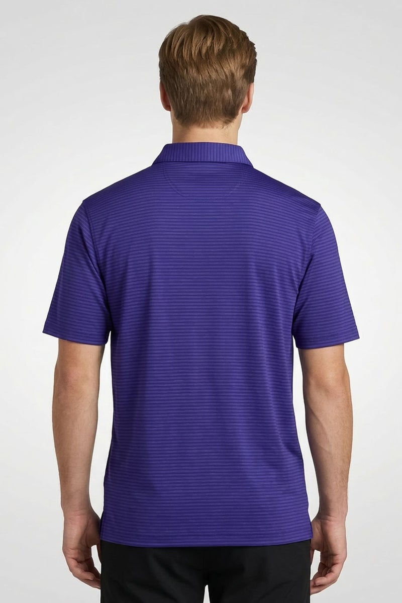 Greg Norman Men Sportswear Fit Short Sleeves Training Polo Shirt, Royal Blue - Image 4