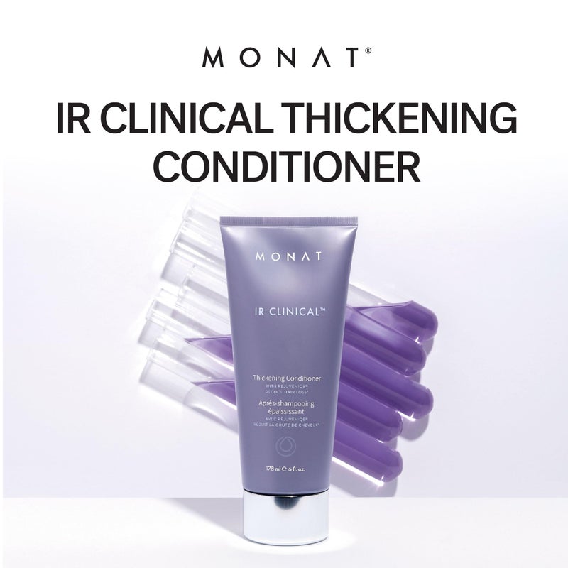 monat بلسم مونايت إير السميك - بلسم نباتي للشعر الخفيف مع إكليل الجبل والنعناع - يعمل على إصلاح وزيادة حجم الشعر ليبدو أكثر كثافة/امتلاء - Image 3
