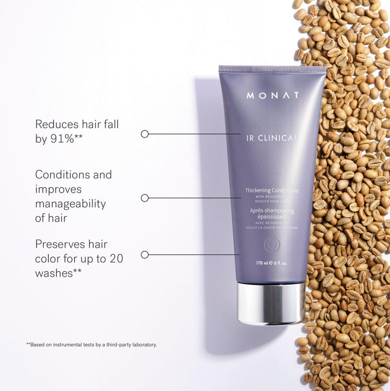 monat بلسم مونايت إير السميك - بلسم نباتي للشعر الخفيف مع إكليل الجبل والنعناع - يعمل على إصلاح وزيادة حجم الشعر ليبدو أكثر كثافة/امتلاء - Image 4