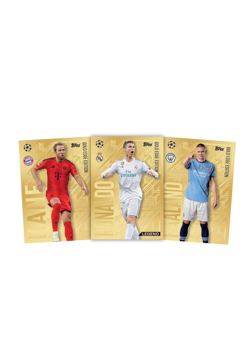 توبس لعبة بطاقات التداول والتحصيل من توبس لمباريات دوري أبطال أوروبا، إصدار 24/25، صندوق حمل البطاقات، بالإضافة إلى الطبعة - Image 4
