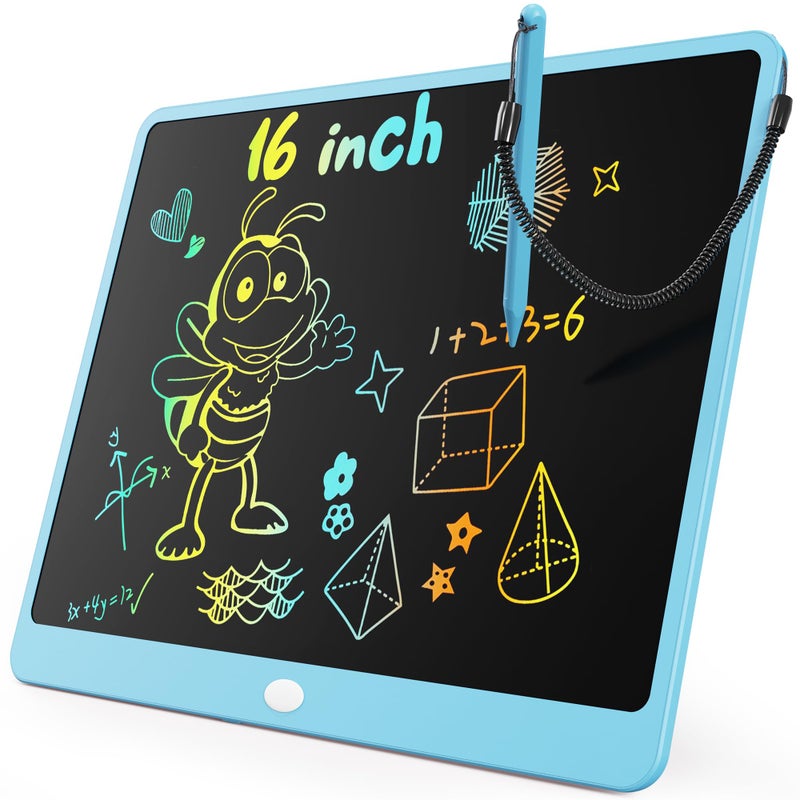 KOKODI LCD Writing Tablet 16 Inch Colorful Doodle Board Drawing Tablet Erasable Reusable Electronic Drawing Pads Educational and Learning Toy for 36 Years Old Boy and Girls - Image 2