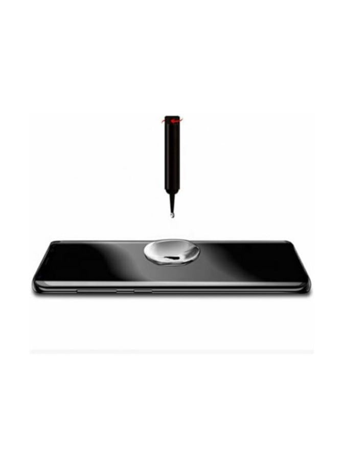 ليتو شاشة زجاجية LI-TO E+ للخصوصية من الأشعة فوق البنفسجية، تغطية كاملة من الحافة إلى الحافة | مضادة للتوهج | مقاومة لبصمات الأصابع | قارئ بصمات الأصابع من الزجاج المقاوم للأشعة فوق البنفسجية، يدعم تقنية ثلاثية الأبعاد مضادة للتجسس (متوافق مع هاتف Realme 12 Pro Plus) - Image 2