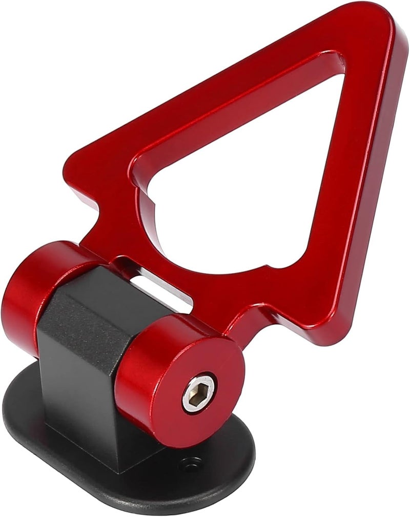 AutoBizarre ABS Triangle Dummy Tow Hook, 180 Degree Rotatable, V-Shaped, Red, Universal for All Cars, SUV - Image 4