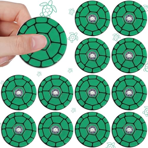 Sotiff 24 Pcs Turtle Fidget Spinners Bulk Mini Fidget Toys for Kids Turtle Birthday Party Favors Goodie Bags Stuffers Party Games Classroom Rewards Carnival Prizes - Image 1