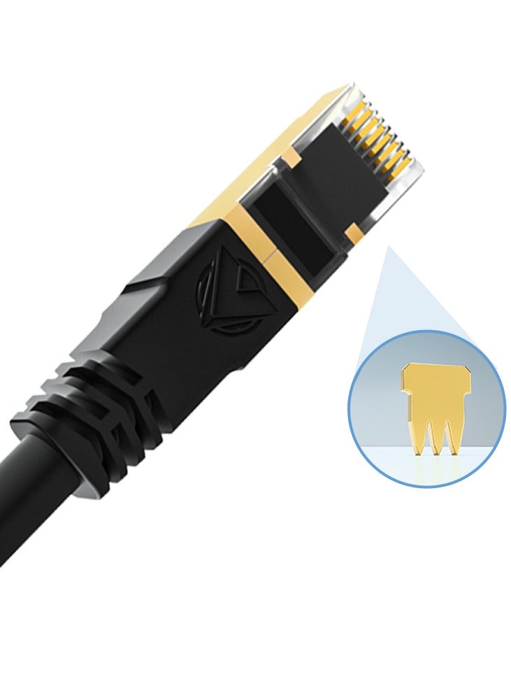 ASA High Speed CAT8 Ethernet Cable 50m 40Gbps, 2000Mhz, SFTP with Gold Plated RJ45 Connector  - Image 4