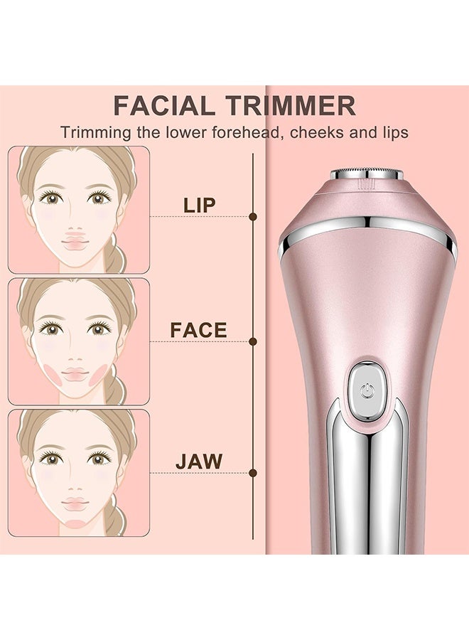 general Electric Shaver for Women Lady Epilator Electric Razors Kit Hair Remover for Face Chin Arm Leg Armpit Bikini Trimmer Painless Waterproof USB Rechargeable Dry Wet with Detachable Head 3 in 1 - Image 4