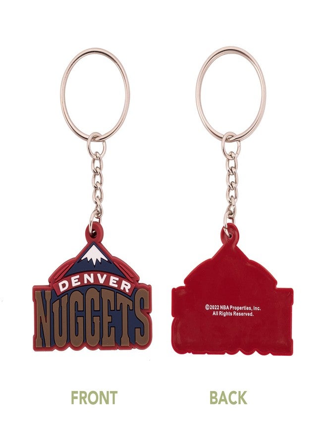 Desert Cactus Denver Nuggets Keychain - Official National Basketball League Key Holder for Car Keys, Backpack, Lanyard - NBA Team Gift (PVC - Vintage B) - Image 4