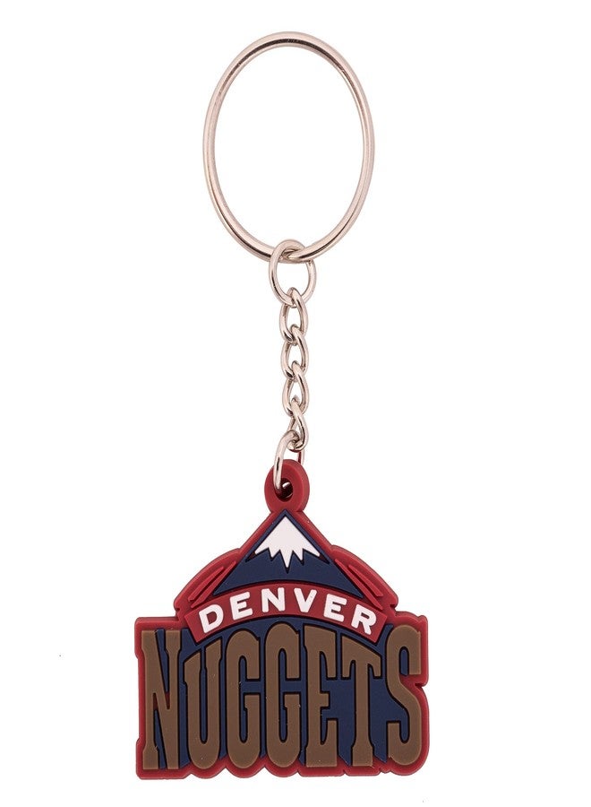Desert Cactus Denver Nuggets Keychain - Official National Basketball League Key Holder for Car Keys, Backpack, Lanyard - NBA Team Gift (PVC - Vintage B) - Image 1