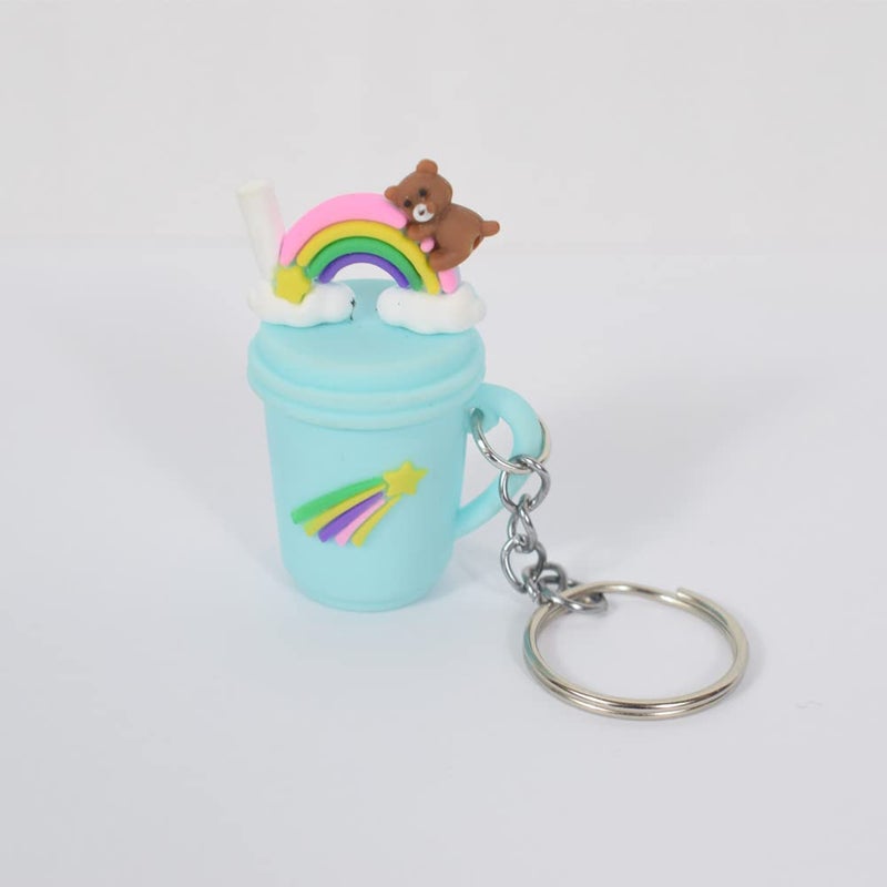 REEMTOO 50PCS Bulk Keychains Set, Split Keychains Rings with Chain 1 inch, Key Rings, Key Chain Rings, Keychain Ring Parts with Open Jump Ring and Connector. - Image 3
