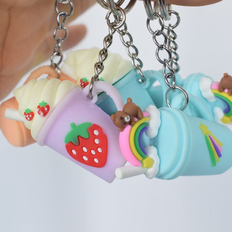 REEMTOO 50PCS Bulk Keychains Set, Split Keychains Rings with Chain 1 inch, Key Rings, Key Chain Rings, Keychain Ring Parts with Open Jump Ring and Connector. - Image 4