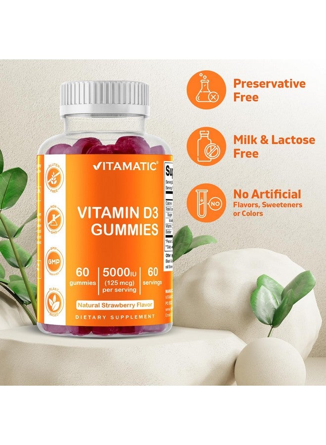 Vitamatic Vitamin D3 Gummies - 5000 IU Per Gummy - 60 Gummies - Image 3