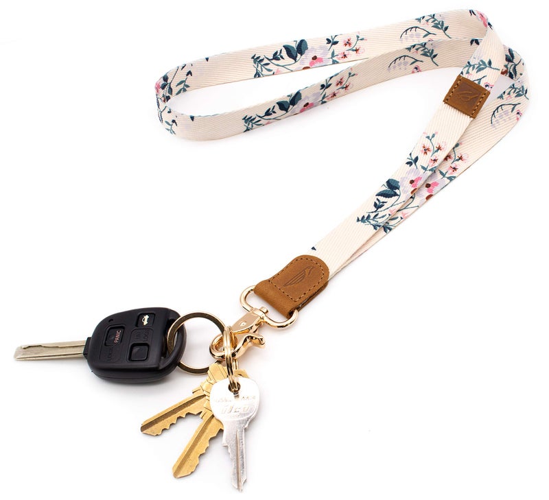 POCKT Cool Neck Lanyard for Keys, Wallets and ID Badge Holders, Key Chain Holder for Men and Women | Bloom - Image 2