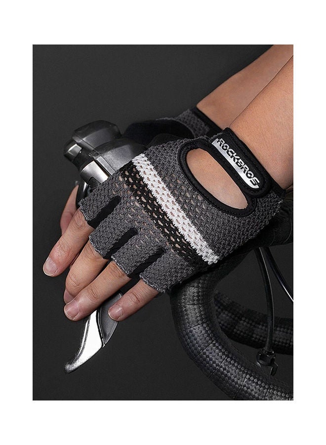 Rockbros Half Finger Cycling  Training MTB Knitted Gloves 8-8.5cm - Image 3