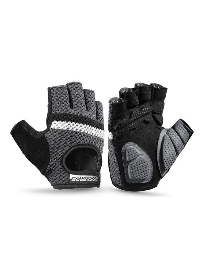 Rockbros Half Finger Cycling  Training MTB Knitted Gloves 8-8.5cm - Image 1