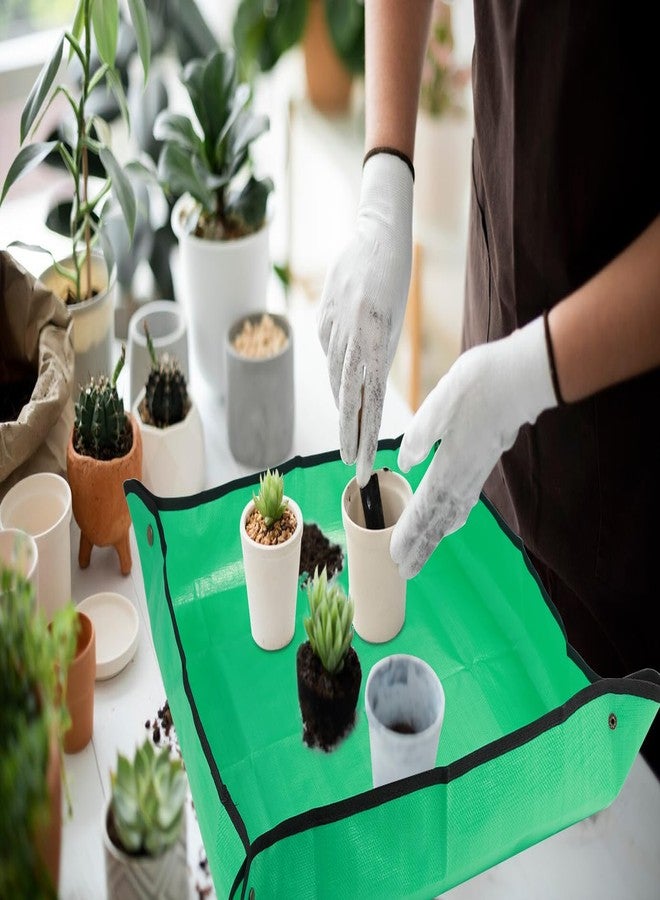 Azureblue 30" X 30" Repotting Mat for Indoor Plant Transplanting & Potting Soil Mix Block Container, Bonsai Tools Potting Tray Succulent Plant Orchid Potting Mat Indoor Gardening Tools Gifts for Gardener - Image 5