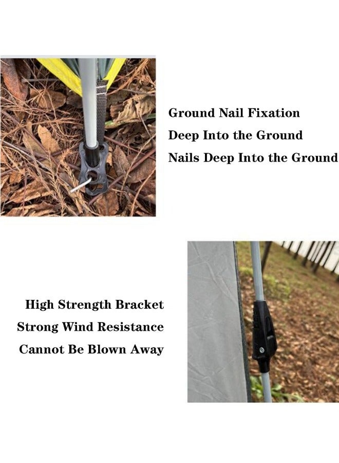 Camping Tent Outdoor Foldable Waterproof Tent Double Layer with Mosquito Nets Windows Carrying Bag for Portable Pop Up Tent for Outdoor Camping Hiking Backpacking (Green) - Image 5