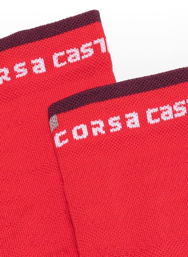 CASTELLI Rosso Corsa 11 Sock - Women's Hibiscus, L/Xl - Image 3