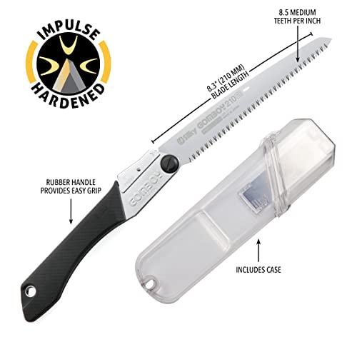 Silky GomBoy Professional Folding Saw 210mm Medium Teeth (121-21) - Image 4