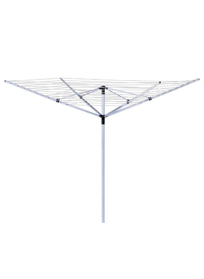 Honey Can Do Outdoor Portable Retractable Umbrella Clothes Drying Rack Silver and Black 72 x 73 x 72 Inch 3752250 - Image 1