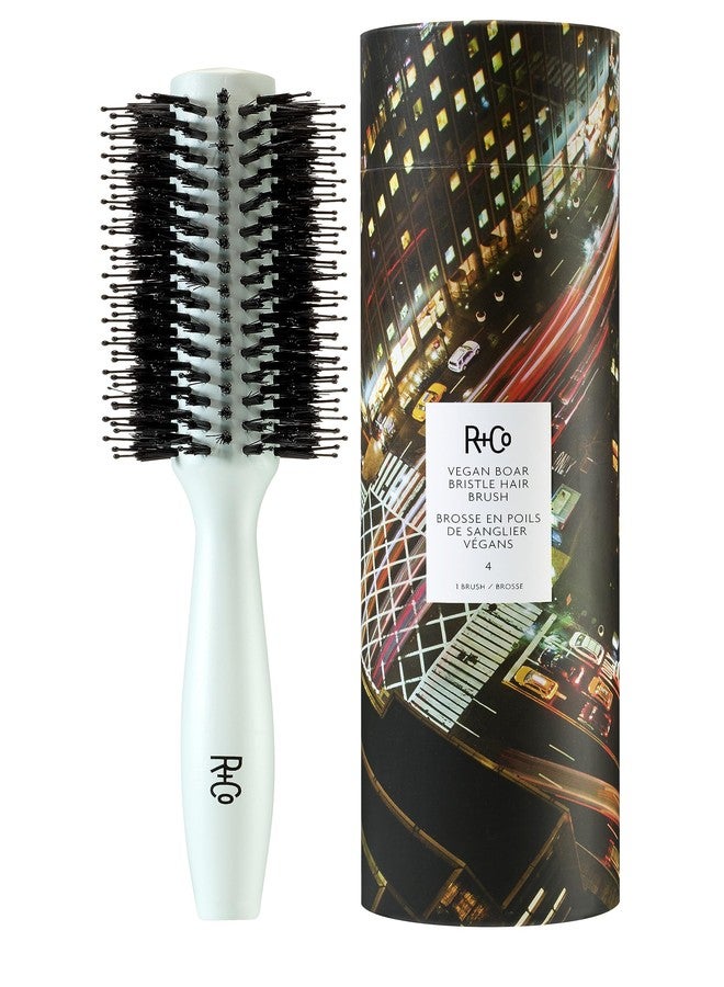 R+Co Vegan Boar Bristle Hair Brush #4 (65 mm) - Image 1