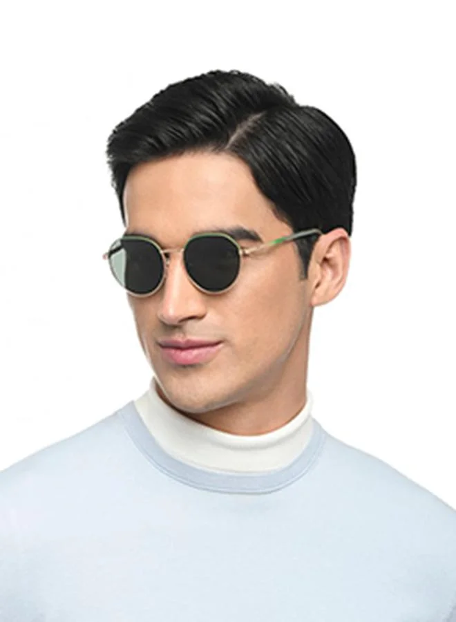 VINCENT CHASE Full Rim Hexagonal Future Classics Branded Latest And Stylish Sunglasses Polarized And 100% UV Protected Unisex Small VC S16550