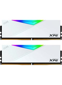 ADATA ذاكرة سطح المكتب XPG Lancer RGB 32GB (2 × 16GB) DDR5، سرعة ذاكرة 7200 ميجا هرتز، زمن انتقال CAS 34، جهد 1.40 فولت، Intel XMP 3.0، مبدد حراري مدمج، غير مخزن مؤقتًا، ECC، أبيض AX5U7200C3416G-DCLARWH  - Image 1