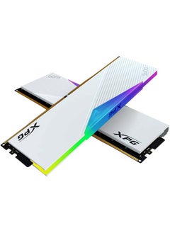 ADATA ذاكرة سطح المكتب XPG Lancer RGB 32GB (2 × 16GB) DDR5، سرعة ذاكرة 7200 ميجا هرتز، زمن انتقال CAS 34، جهد 1.40 فولت، Intel XMP 3.0، مبدد حراري مدمج، غير مخزن مؤقتًا، ECC، أبيض AX5U7200C3416G-DCLARWH  - Image 2