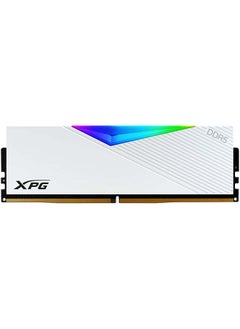 ADATA ذاكرة سطح المكتب XPG Lancer RGB 32GB (2 × 16GB) DDR5، سرعة ذاكرة 7200 ميجا هرتز، زمن انتقال CAS 34، جهد 1.40 فولت، Intel XMP 3.0، مبدد حراري مدمج، غير مخزن مؤقتًا، ECC، أبيض AX5U7200C3416G-DCLARWH  - Image 3