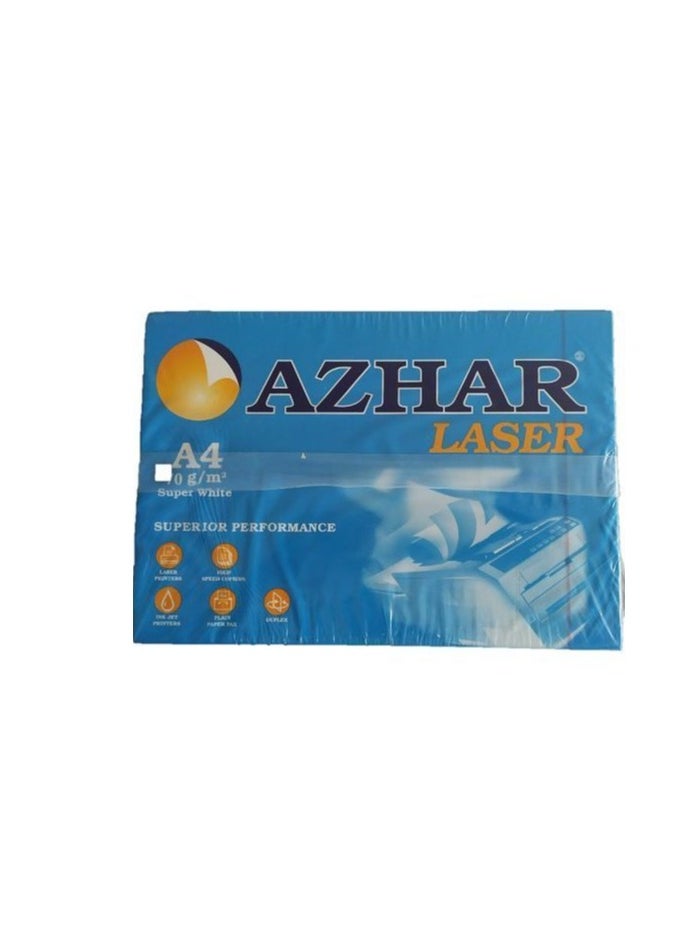 Azhar Azhar A4 Copy Paper 70 gm 500 Paper 1 ream  - Image 1
