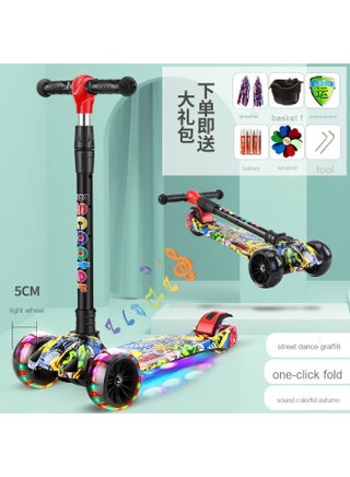 Street Dance Graffiti Humvee Flash Wheels + Music Lights